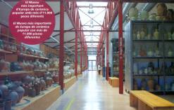 Fotografía del museo de cerámica popular.  Fotografía de su folleto.