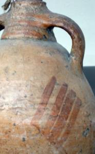 Detalle de cántaro de Huesa, en el Museo de Zaragoza